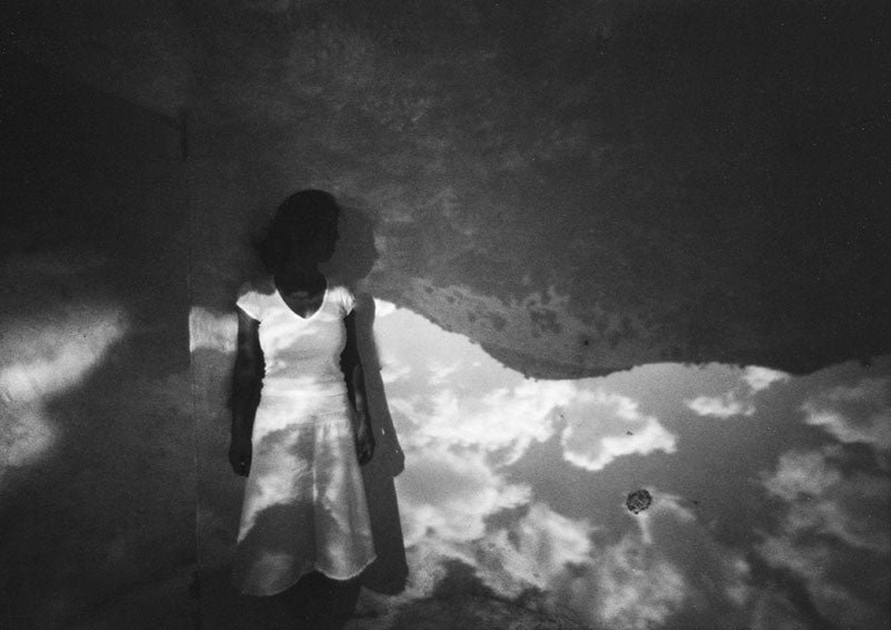 Camera Obscura self-portrait, New Mexico 1997, Nilufar Nuthall