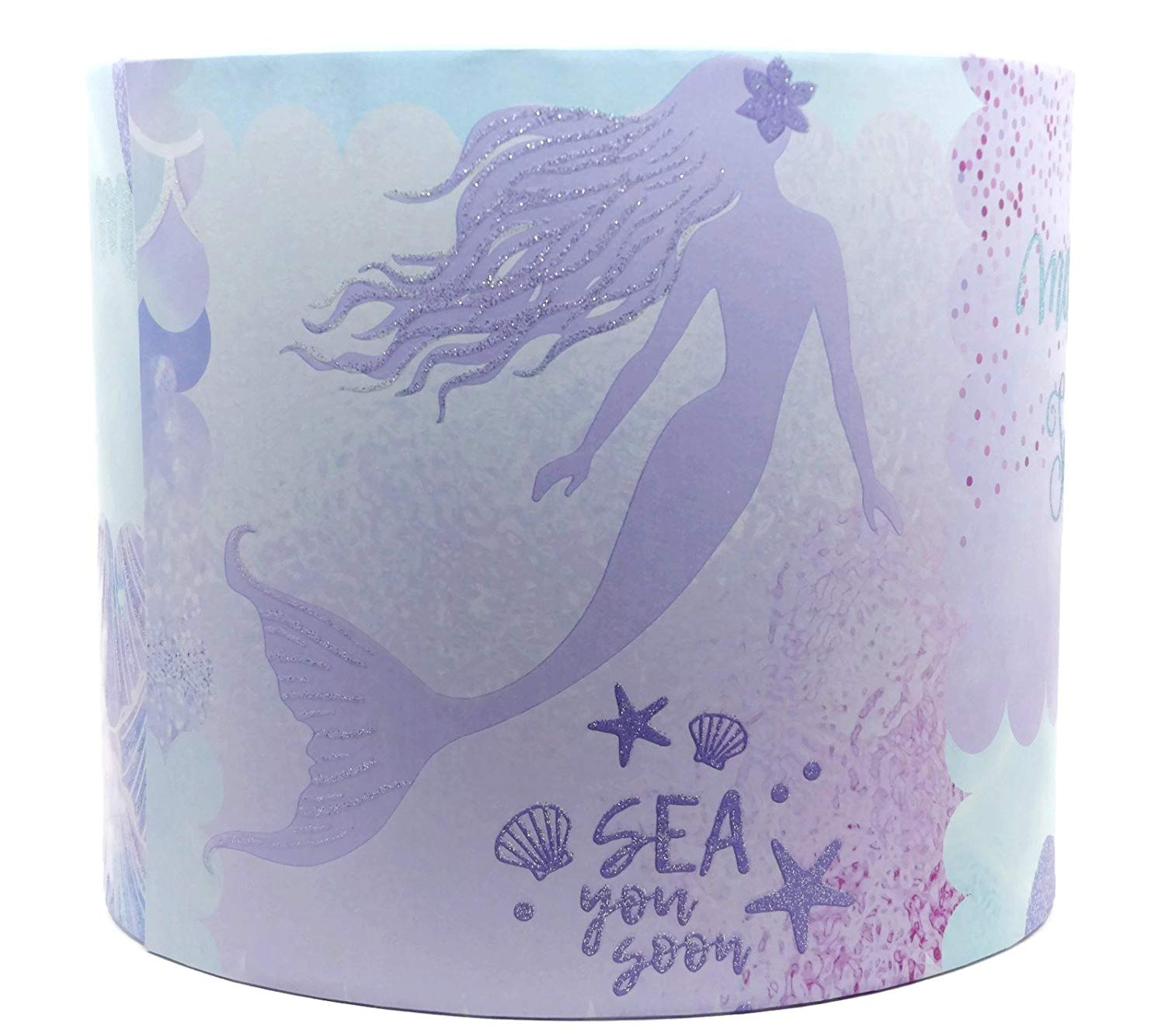 Purple Teal Mermaid Lampshade Or Ceiling Light Shade