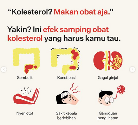 efek samping minum obat kolesterol