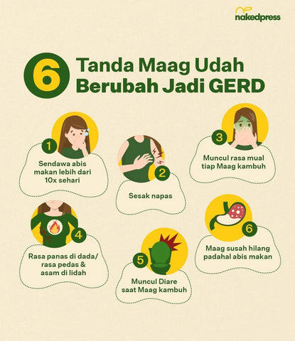 tanda maag sudah jadi gerd