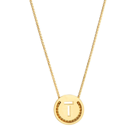 RUIFIER ABC's T Necklace | As seen on Tabitha Willett