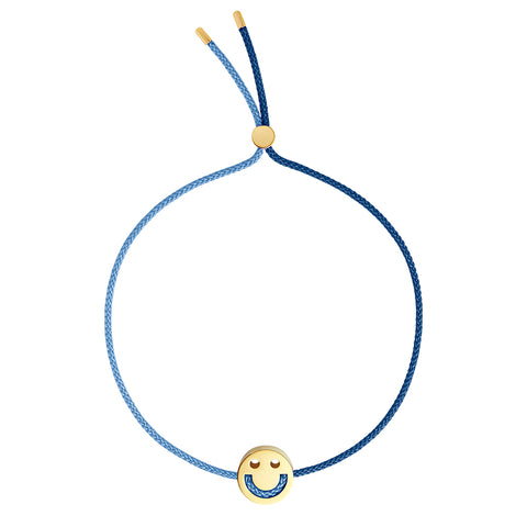 RUIFIER Friends Turn Me Over Navy/ Dusky Blue Bracelet 