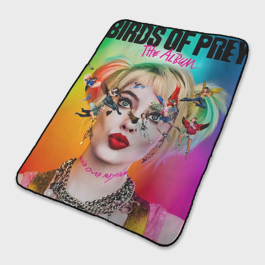 Harley Quinn Birds Of Prey Fleece Blanket 2020 American Superhero Film Blanket Home Garden Tipidkorpolri Bedding