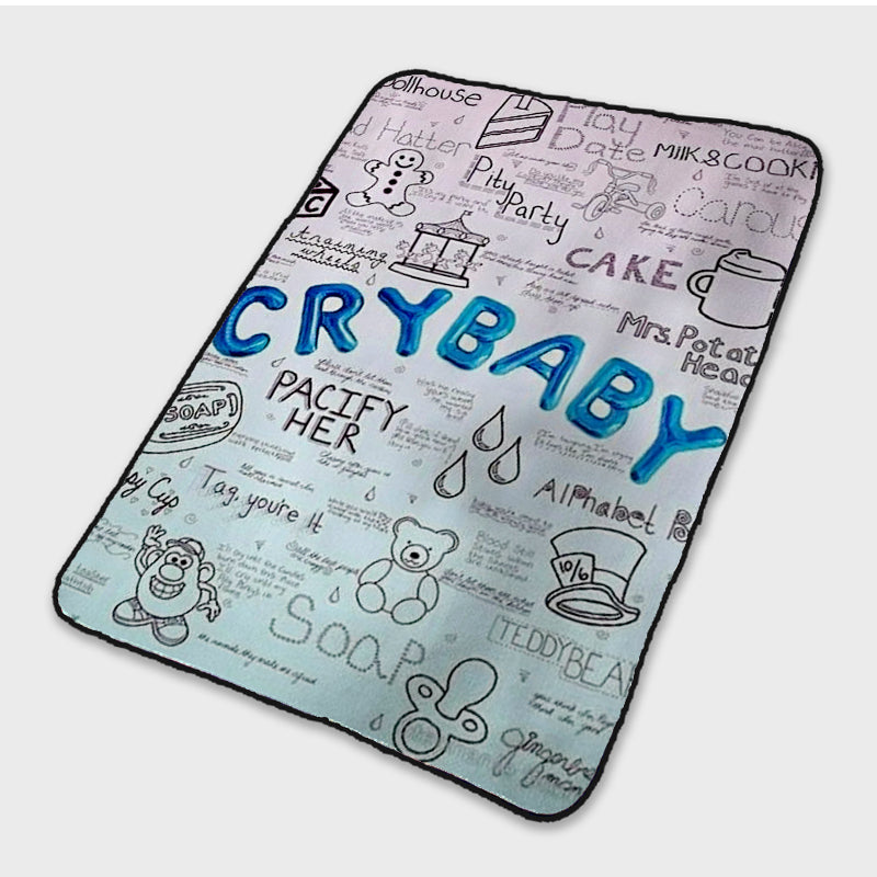 Melanie Martinez Cry Baby Lyrics Fleece Blanket Teeshopee