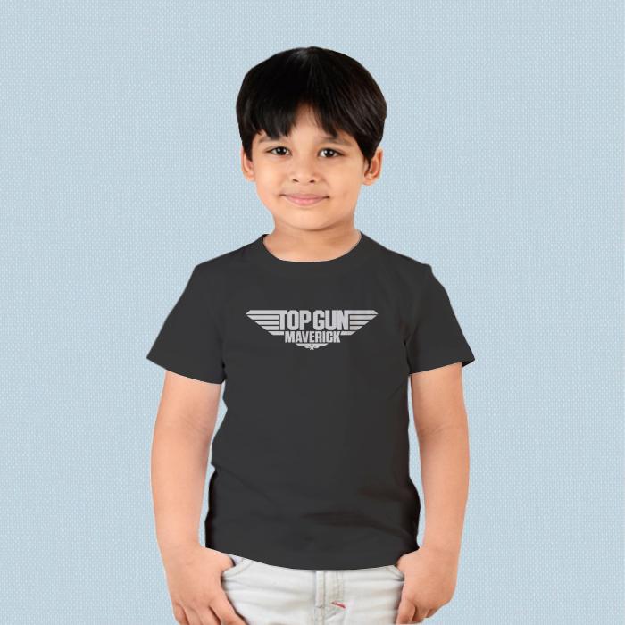 Kids T Shirt Top Gun Maverick Logo Teeshopee