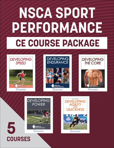 NSCA Sport Performance Online CE Course Package cover image