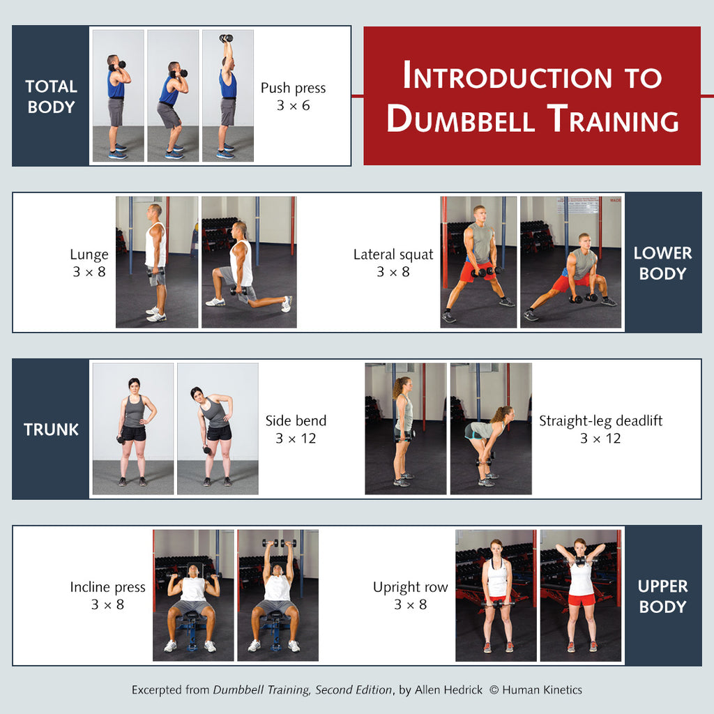 Introduction to dumbbell training workout