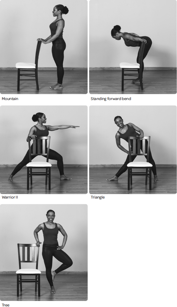 Seated and standing chair yoga | Arthritis Society Canada