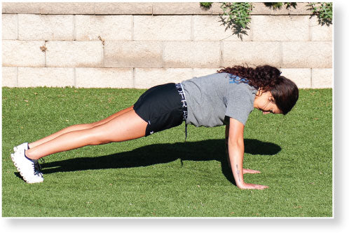 Figure 4.2 Hand Release Push-Up–Arm Extension: up position.
