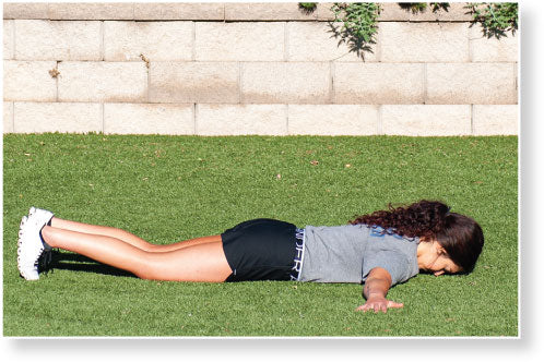 Figure 4.4 Hand Release Push-Up–Arm Extension: arms extended in T position.