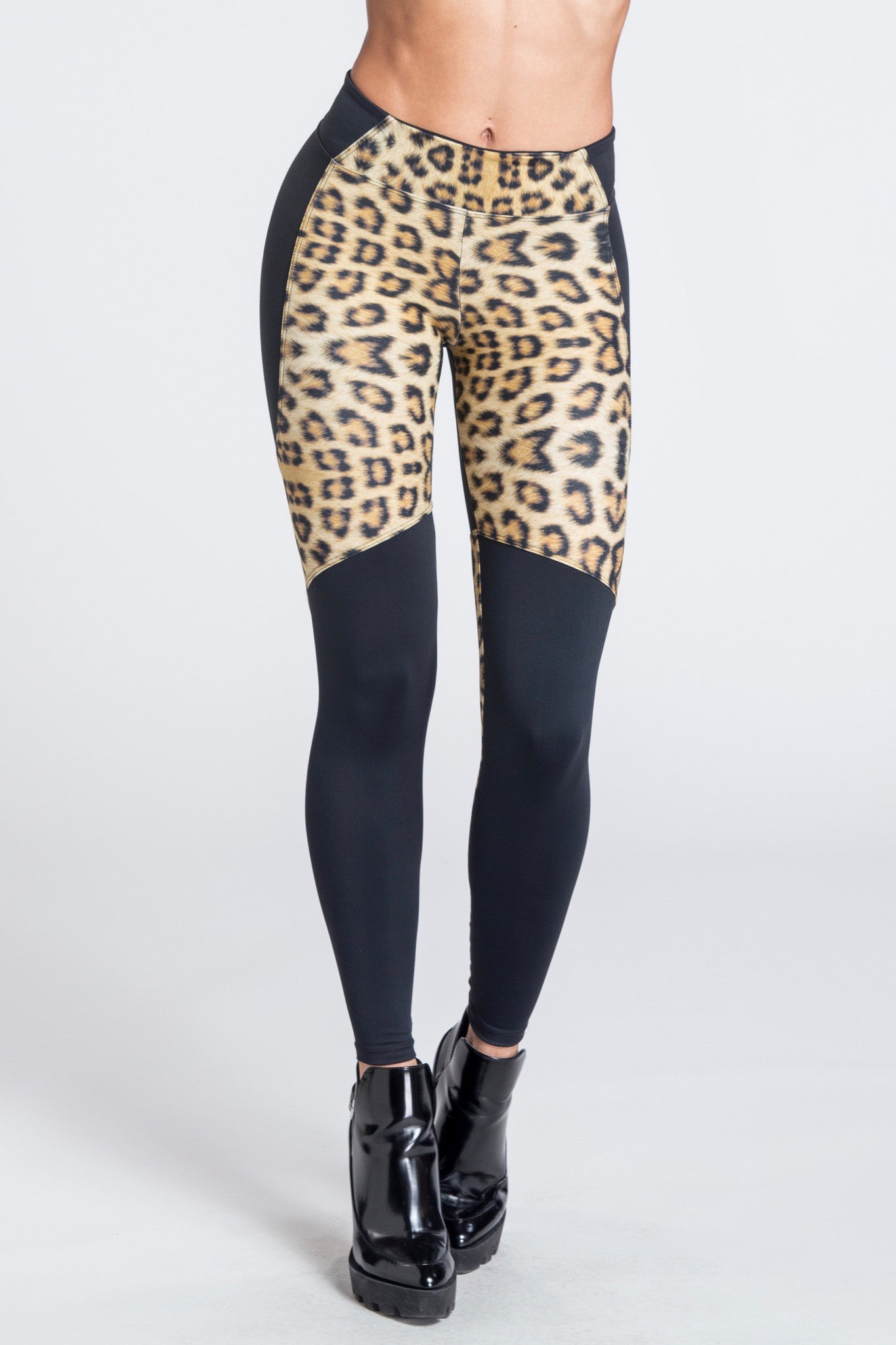 leopard athletic leggings