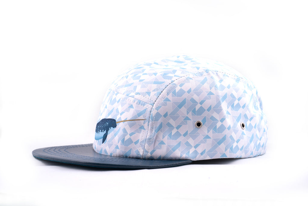 Gnar-Whal the Narwhal 5 panel hat – Dome5