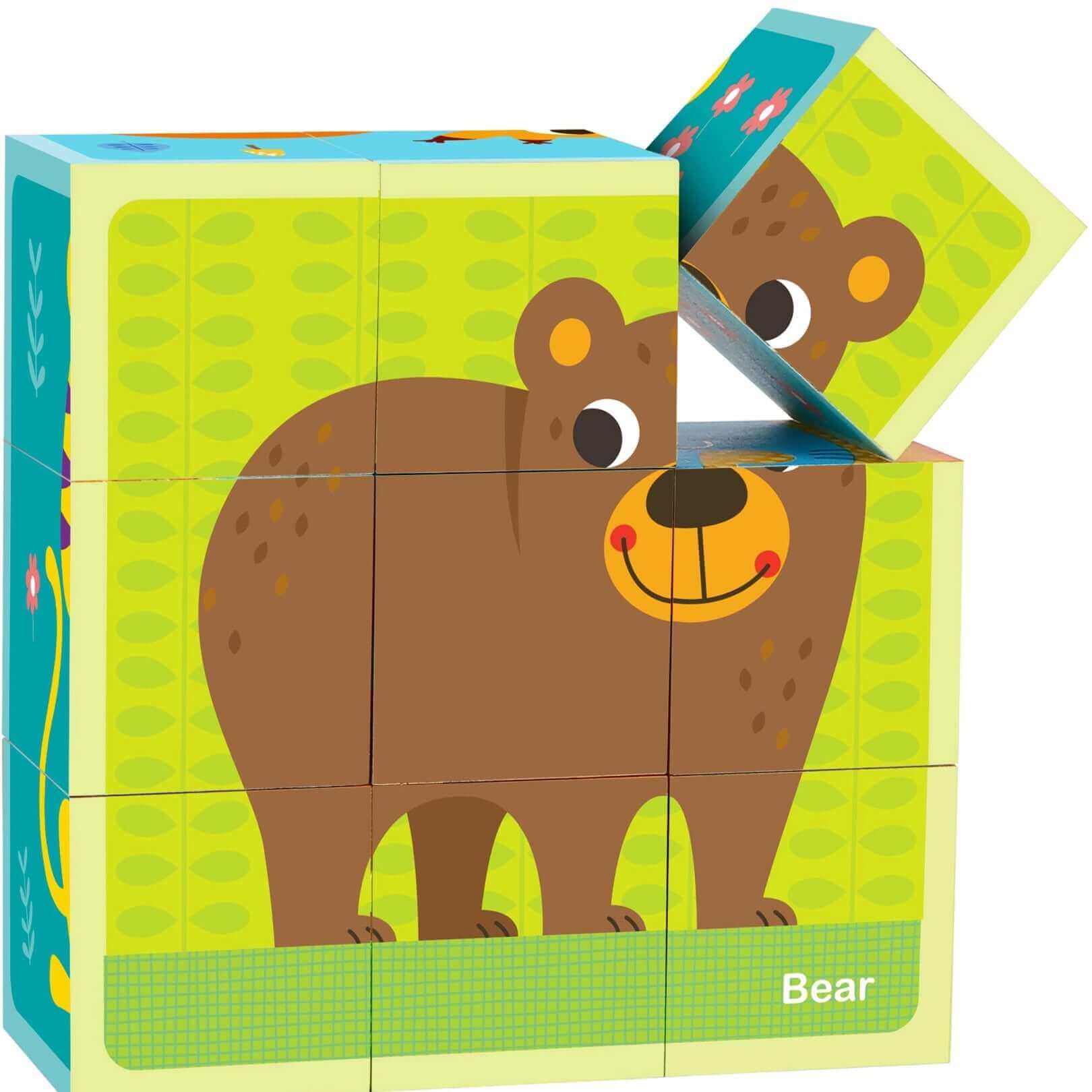 Tooky Toy Wooden Animal Block Puzzle-image-3