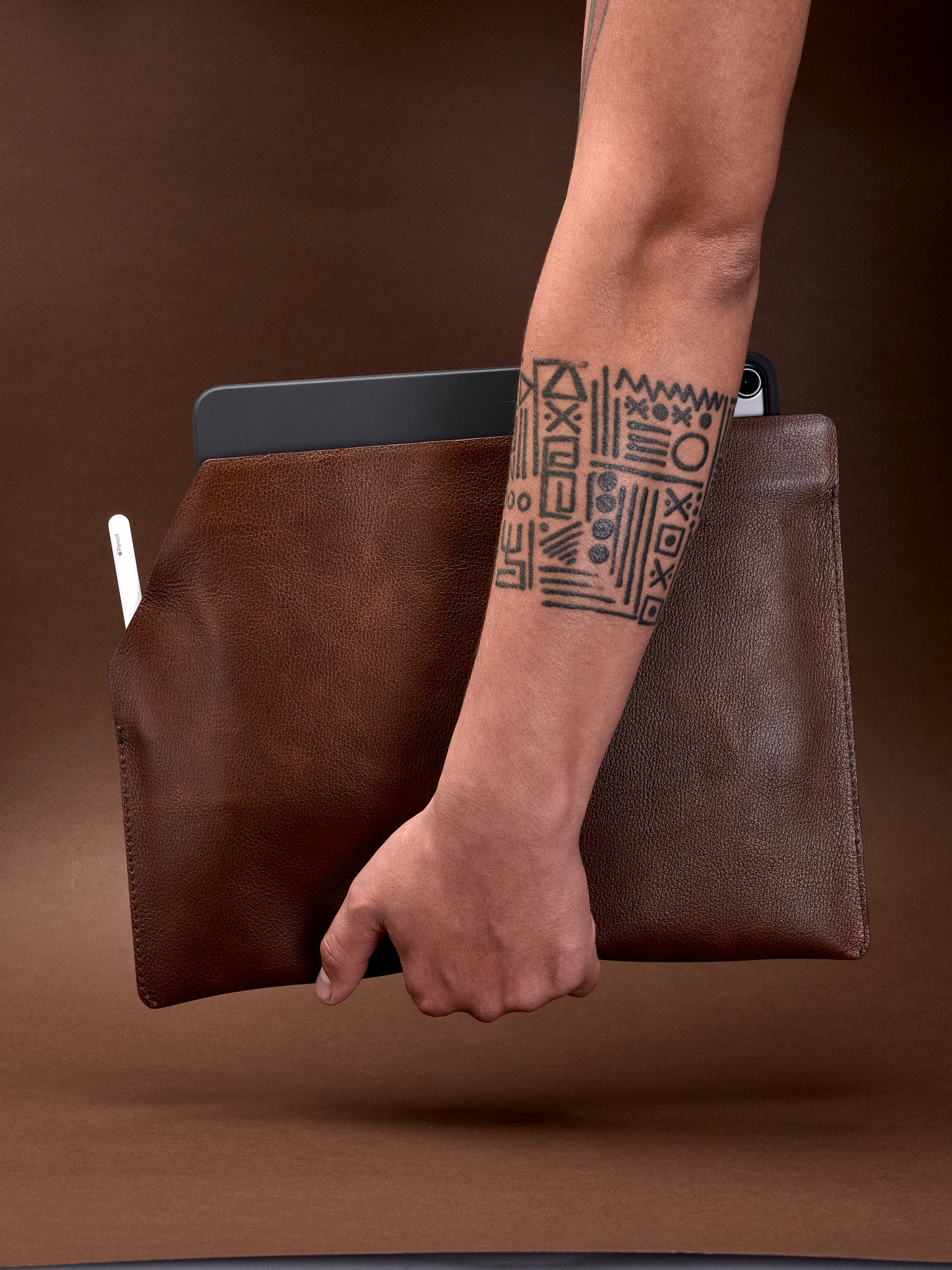 iPad Pro 12.9 Case Brown by Capra Leather