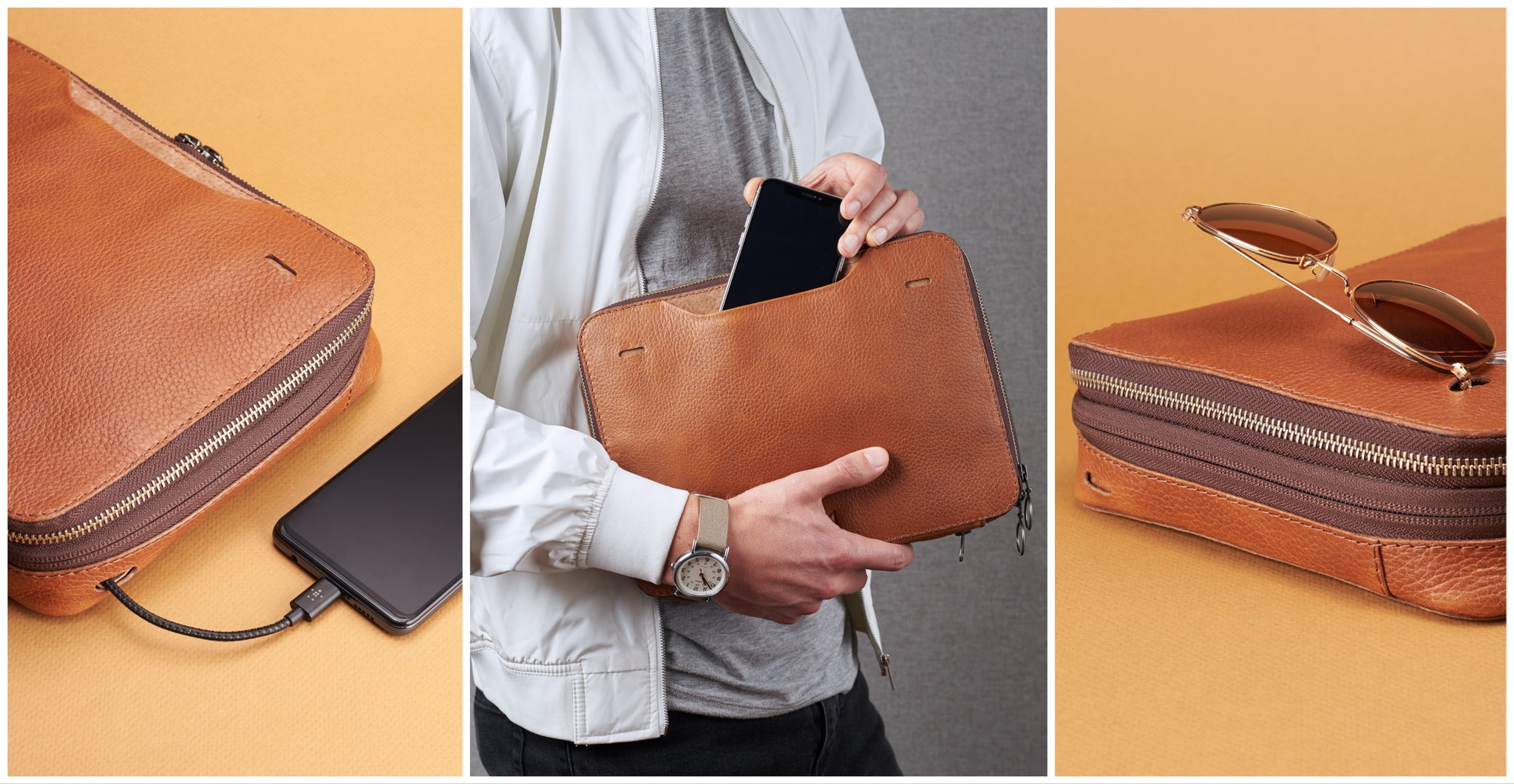 Tech Gear Pouches & Gear Bags by Capra Leather