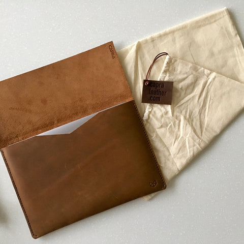 Customer Review Leather MacBook Case