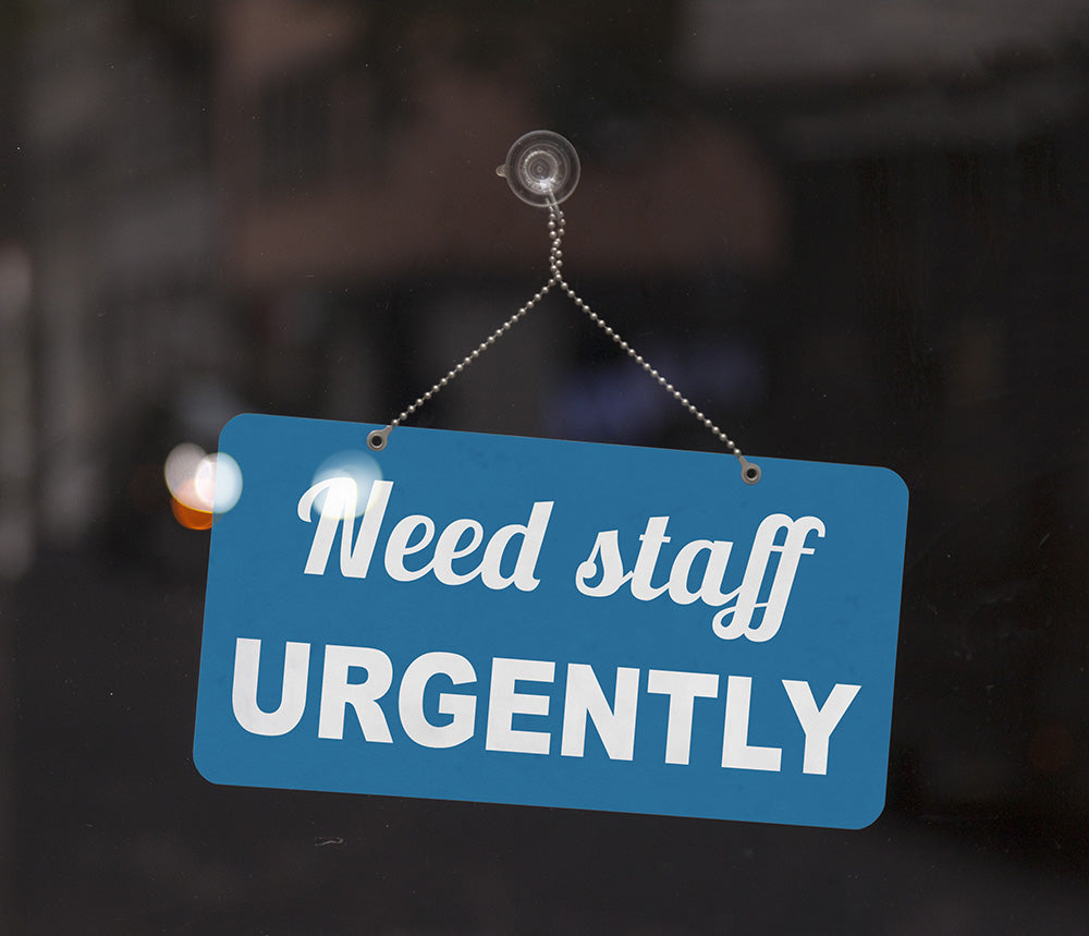 Need Staff Urgently Sign in Window