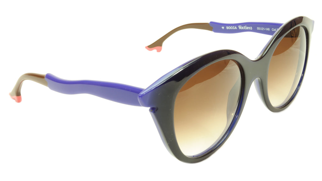 Face A Face Bocca Sixties 3 2146 Sunglasses Ink Majorelle Blue Italy H ...