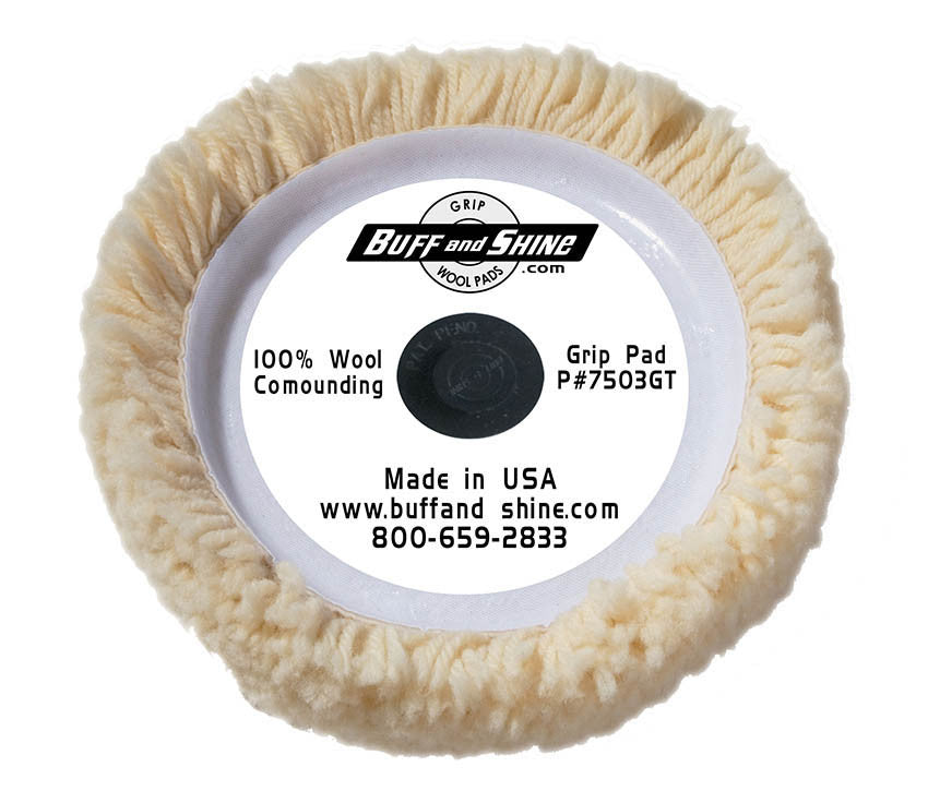 Buffing and Polishing Pads Tagged "7.5" Wool Pads" - Buff and Shine Mfg