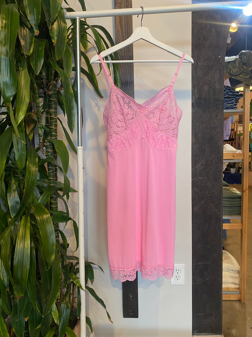 Vintage Victoria's Secret Pink Slip Dress – And Then LB
