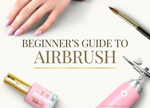 HOW TO OMBRE NAILS WITH GEL POLISH  CORDLESS AIRBRUSH KIT From  