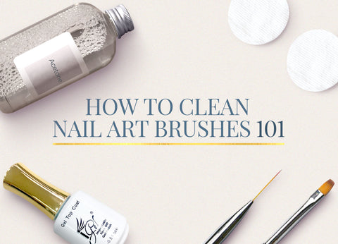 Clean nail polish brushes super easy! No acetone! 