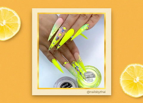 Gel On-Off Neon Yellow - Permanent Nail Polish - Thuya PL