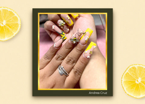 Yellow nail art designs –... - Happy Nails Day Spa | Facebook