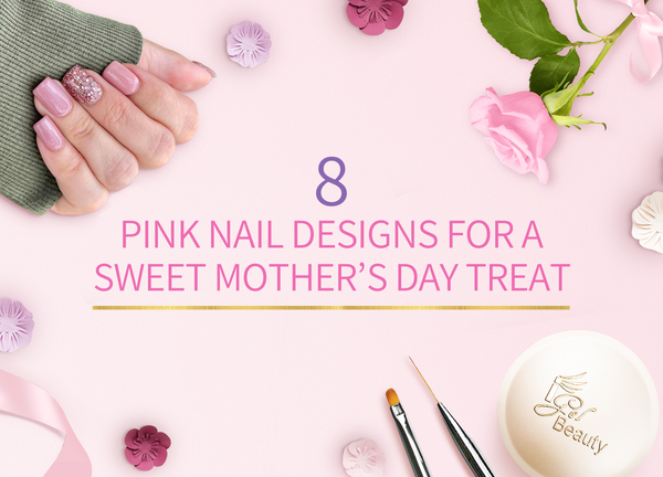 8 Pink Nail Designs For A Sweet Mother's Day