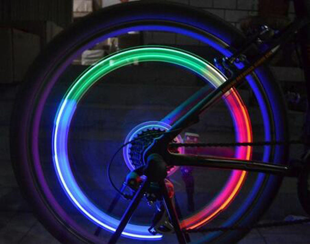 Neon LED Flash Wheel Valve Cap Light | www.gobazzola.com