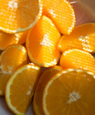 sliced oranges