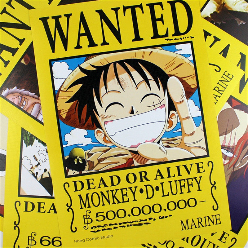 One Piece Posters 11 Pcs Set Wanted Posters Animebling