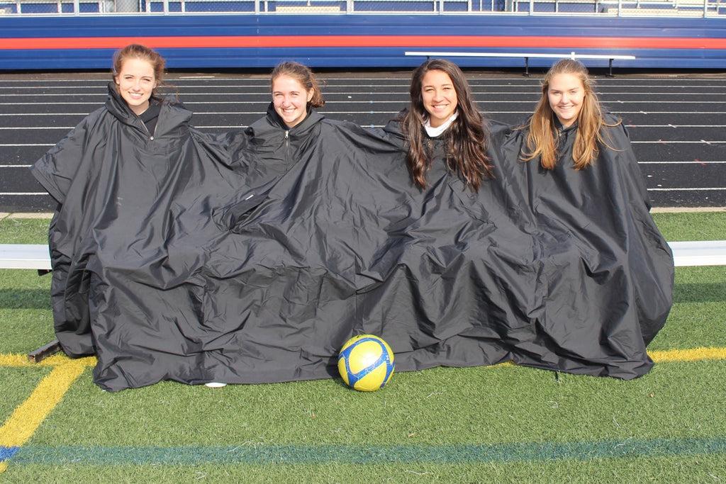 La Salle Women's soccer team Sharing heat under the Team Wallrest