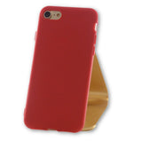 iPhone 7 Coral Red Silicone Case-FlagshipsGear