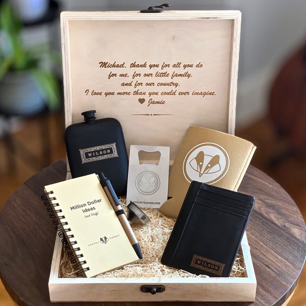 Unique Sentimental Gift Boxes For Men Swanky Badger Appreciation Box