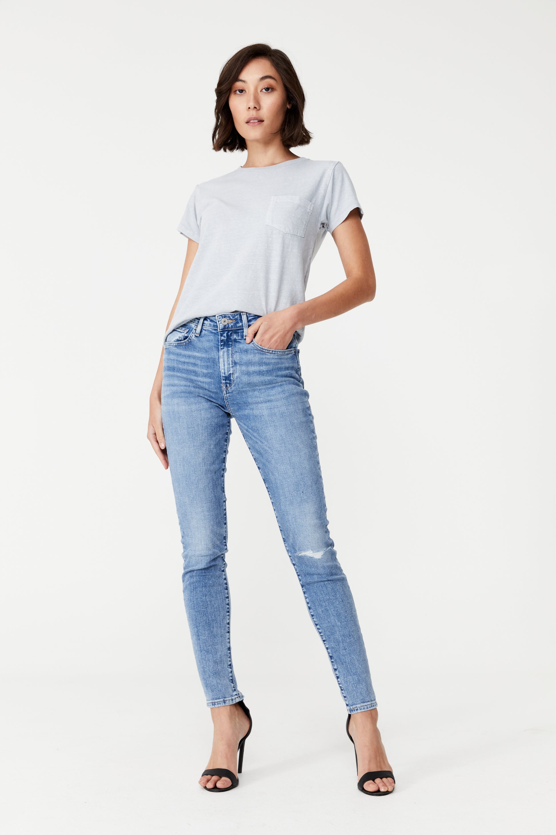Levis 721 High Rise Skinny Jeans in Good Morning – Rawspice Boutique