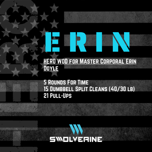 "ERIN" Hero WOD - Swolverine