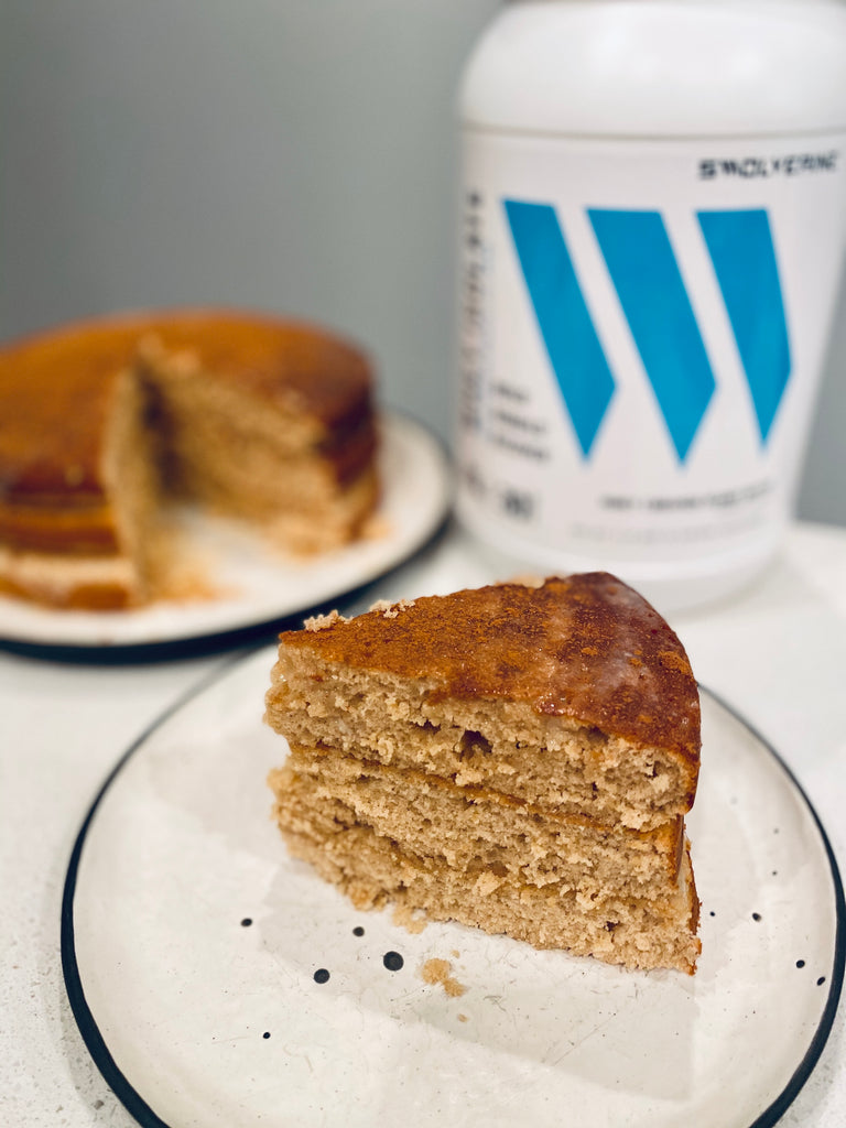 Honey Cinnamon Peanut Butter Protein Cake - Swolverine