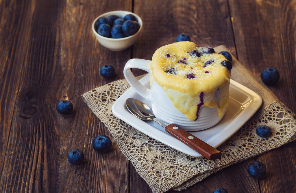Lemon Blueberry Protein Mug Cake Recipe - Swolverine