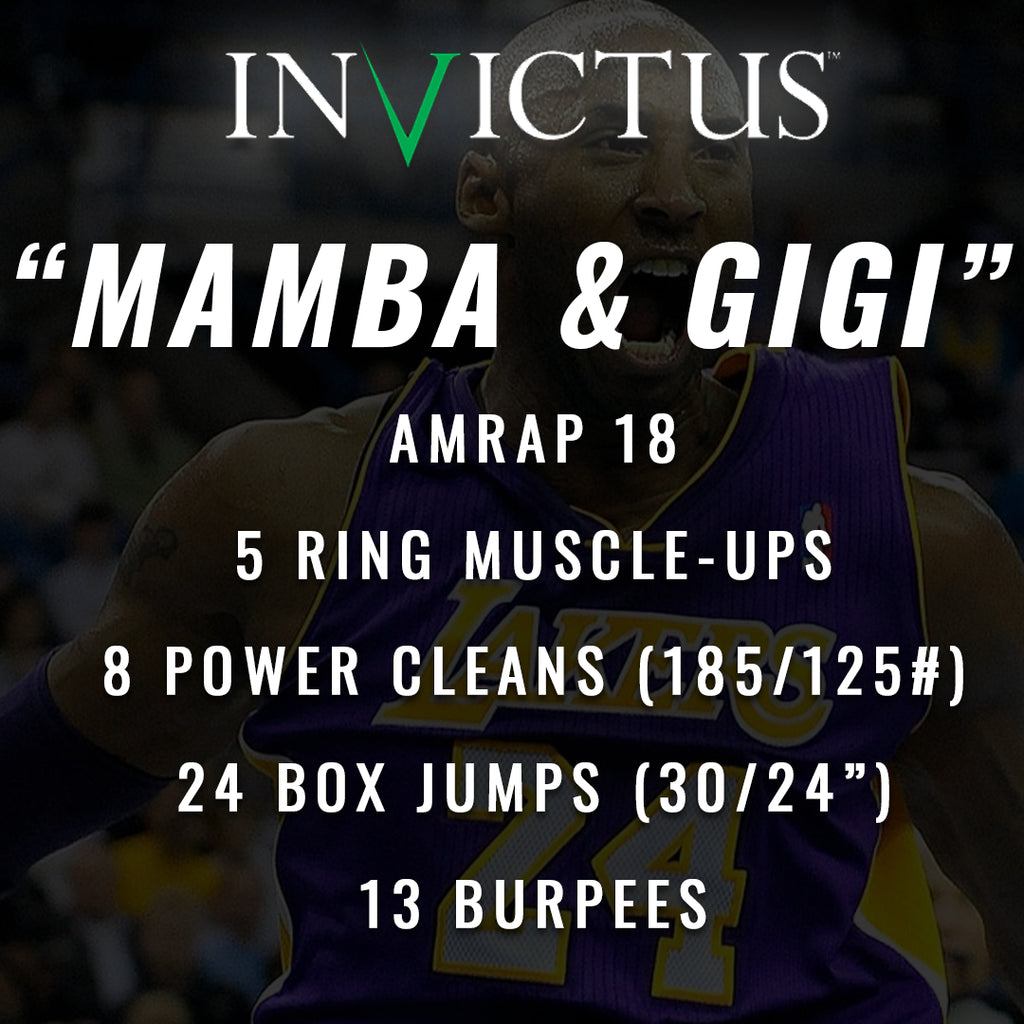 "Mamba & GiGi" Tribute Wod CrossFit® Invictus - Swolverine