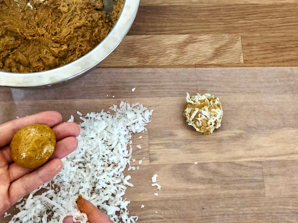 Natural Ingredients For Inflammation - Turmeric Coconut Truffles Recipe - Swolverine