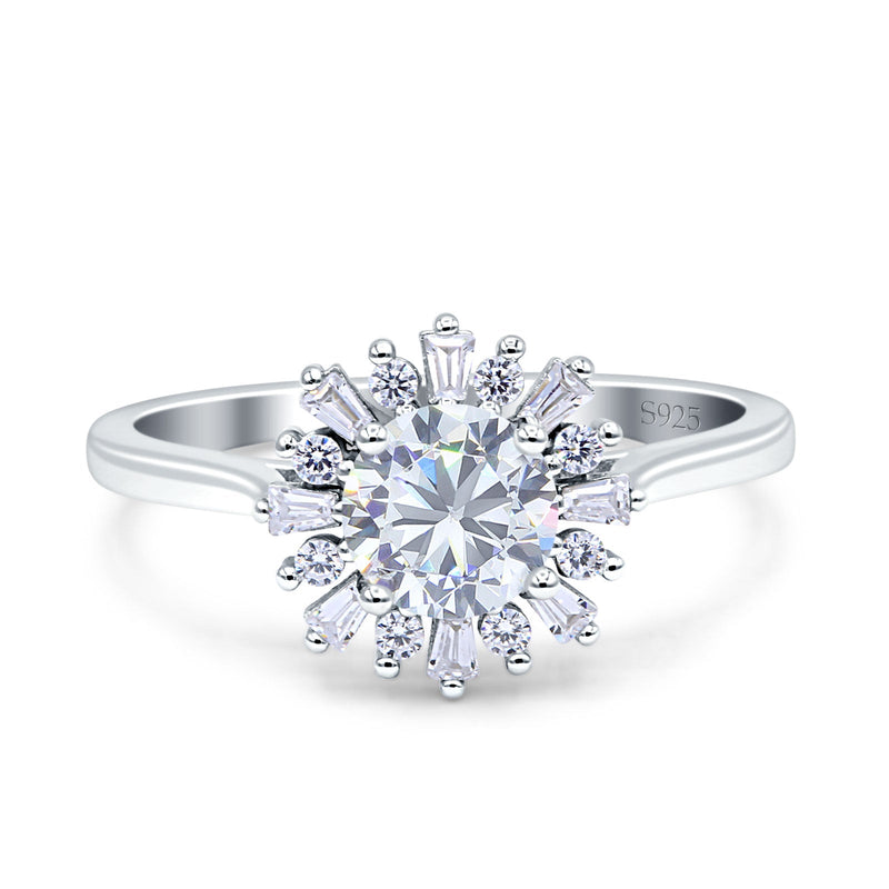 CZ Engagement Rings | Sterling Silver Rings | Vintage Rings | Blue ...
