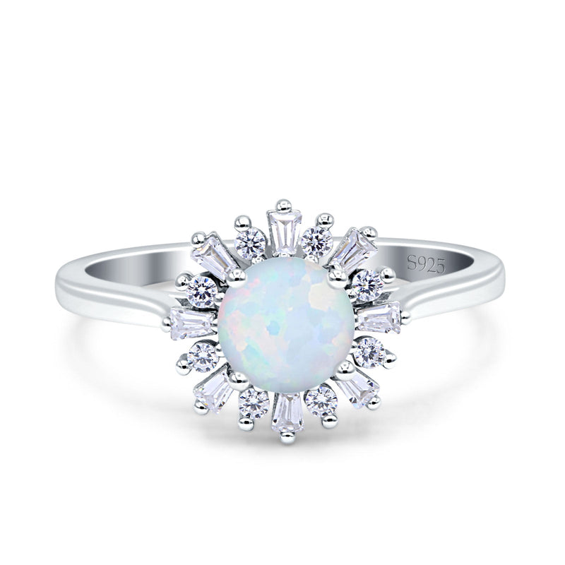 CZ Engagement Rings | Sterling Silver Rings | Vintage Rings | Blue ...