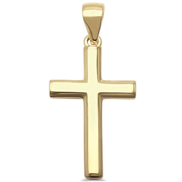 Cross Pendant 925 Sterling Silver Solid Cross Choose Color – Blue Apple ...