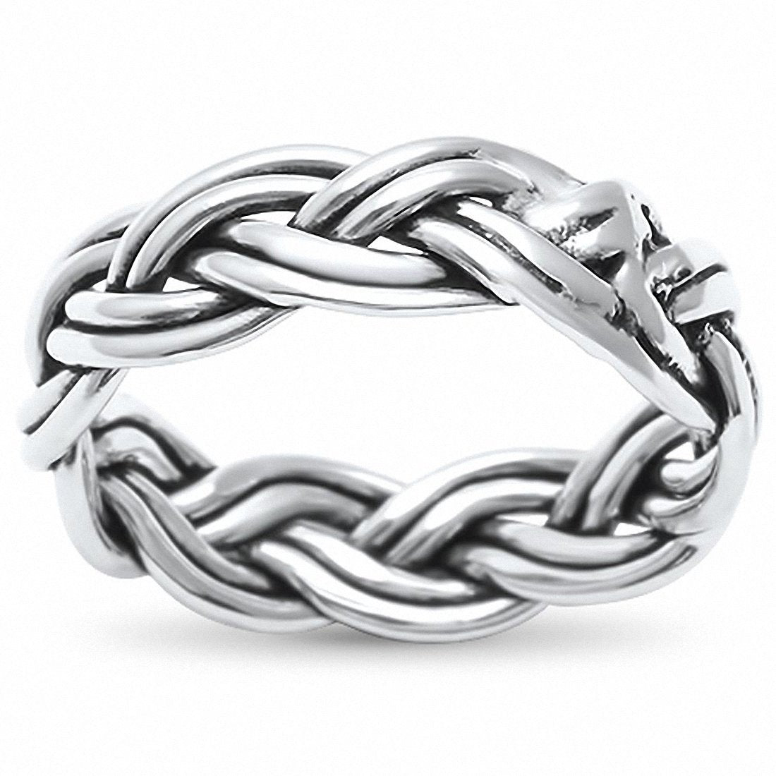 Braided Band  Sterling Silver 925  Unisex