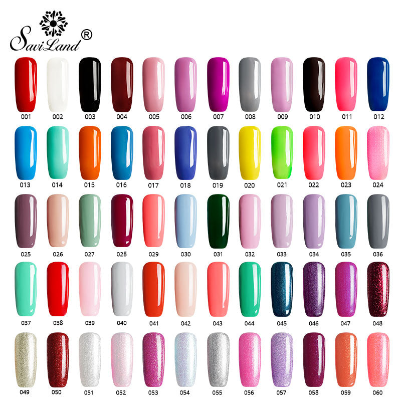 Nail Varnish saviland newest 3 in 1 gel nail varnish pen glitter one step nail art gel polish