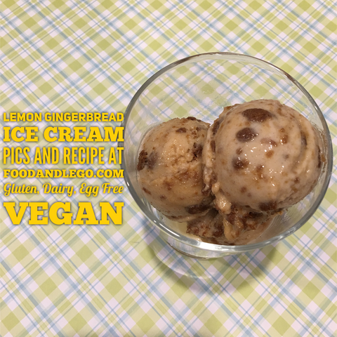 Free and Friendly Foods Lemon Gingerbread Ice Cream