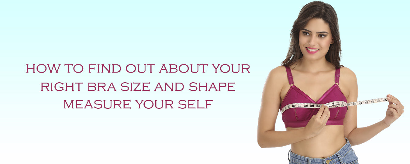 How to find out about your right bra size and shape: baneer