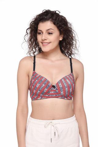 Buy ALL ABOUT RELIEF PINK NON WIRED NON PADDED BRA for Women