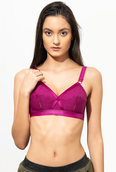SONA Women's Perfecto Full Coverage Non-Padded Cotton Bra -( F )Cup –  Online Shopping site in India